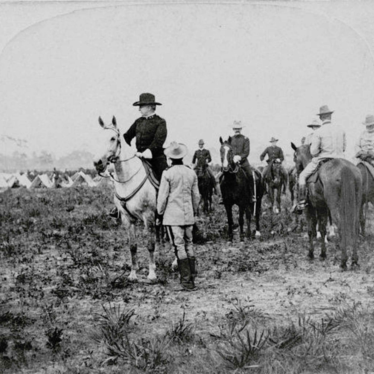 Ejercito de los Estados Unidos en Puerto Rico durante la Guerra Hispanoamericana.