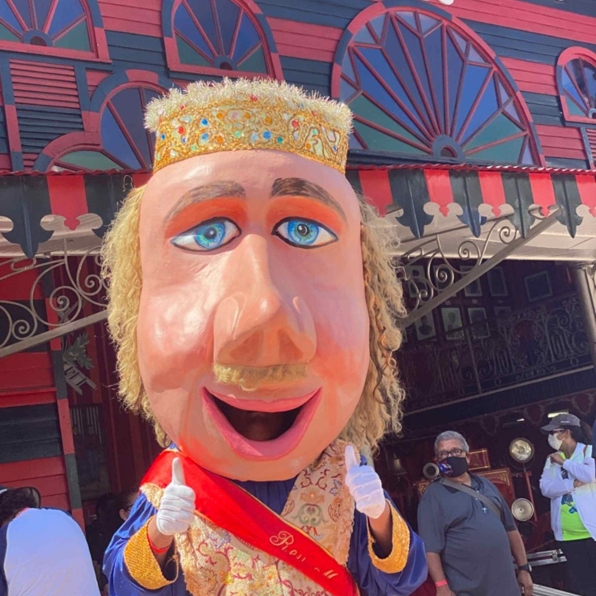 El Rey Momo en el Carnaval Ponceño