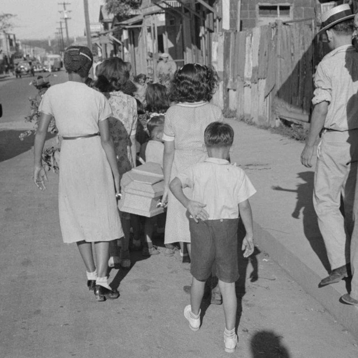 Entierro de pueblo en Ponce en 1938.