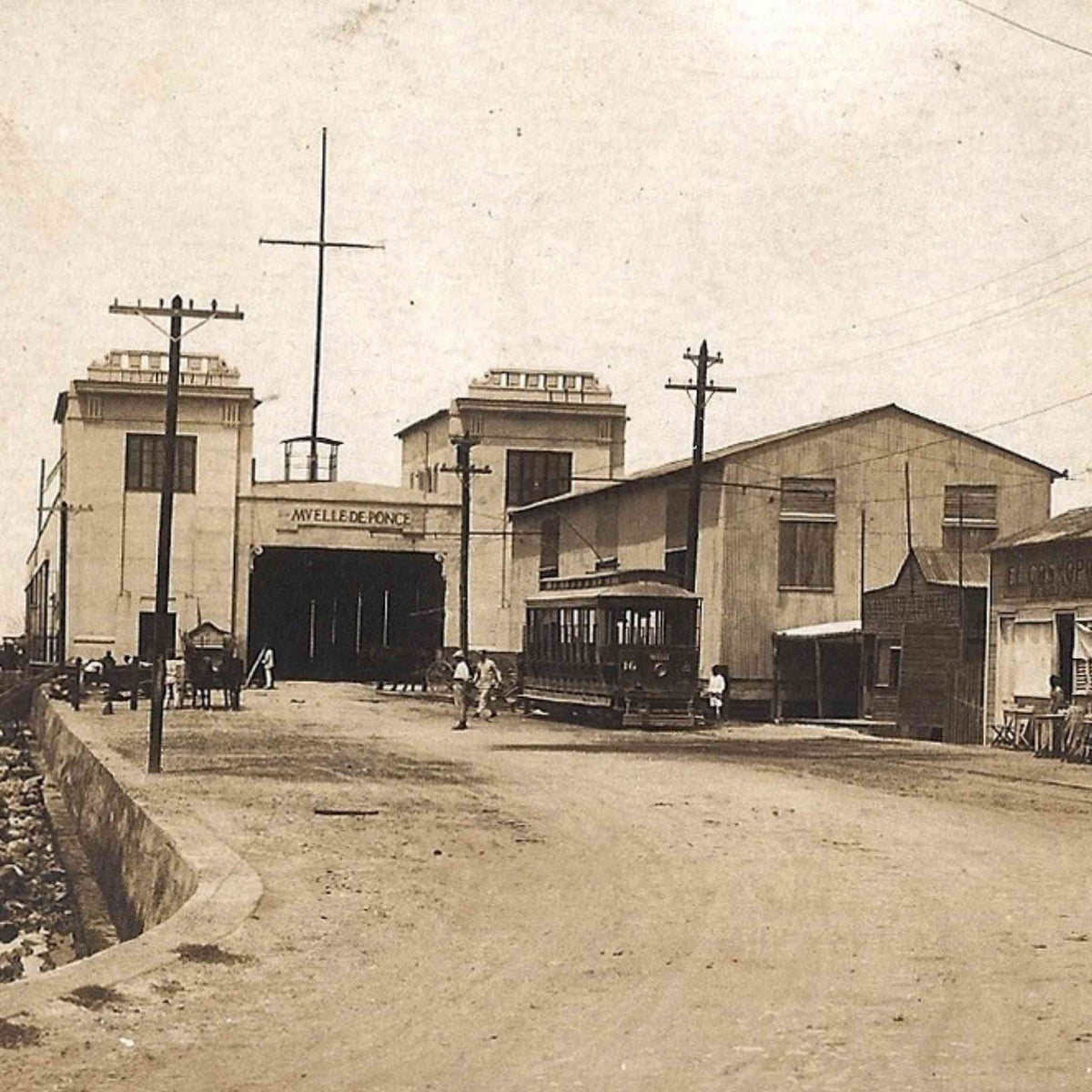 Estación del Tranvía en la Playa de Ponce.