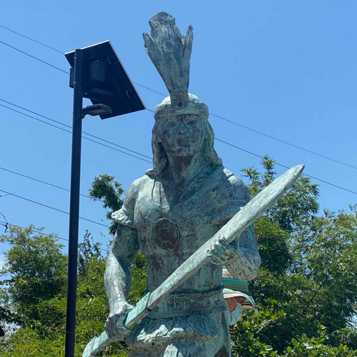 Monumento de Agueybana El Bravo en Ponce.