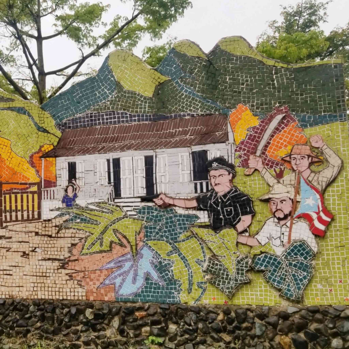 Mosaico de la Insurrección Nacionalista en Jayuya.