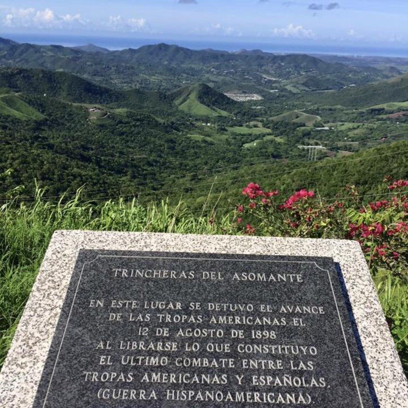Placa de la Batalla de Asomante.